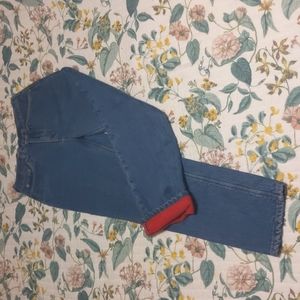 Lands End Fleece Lined Jeans